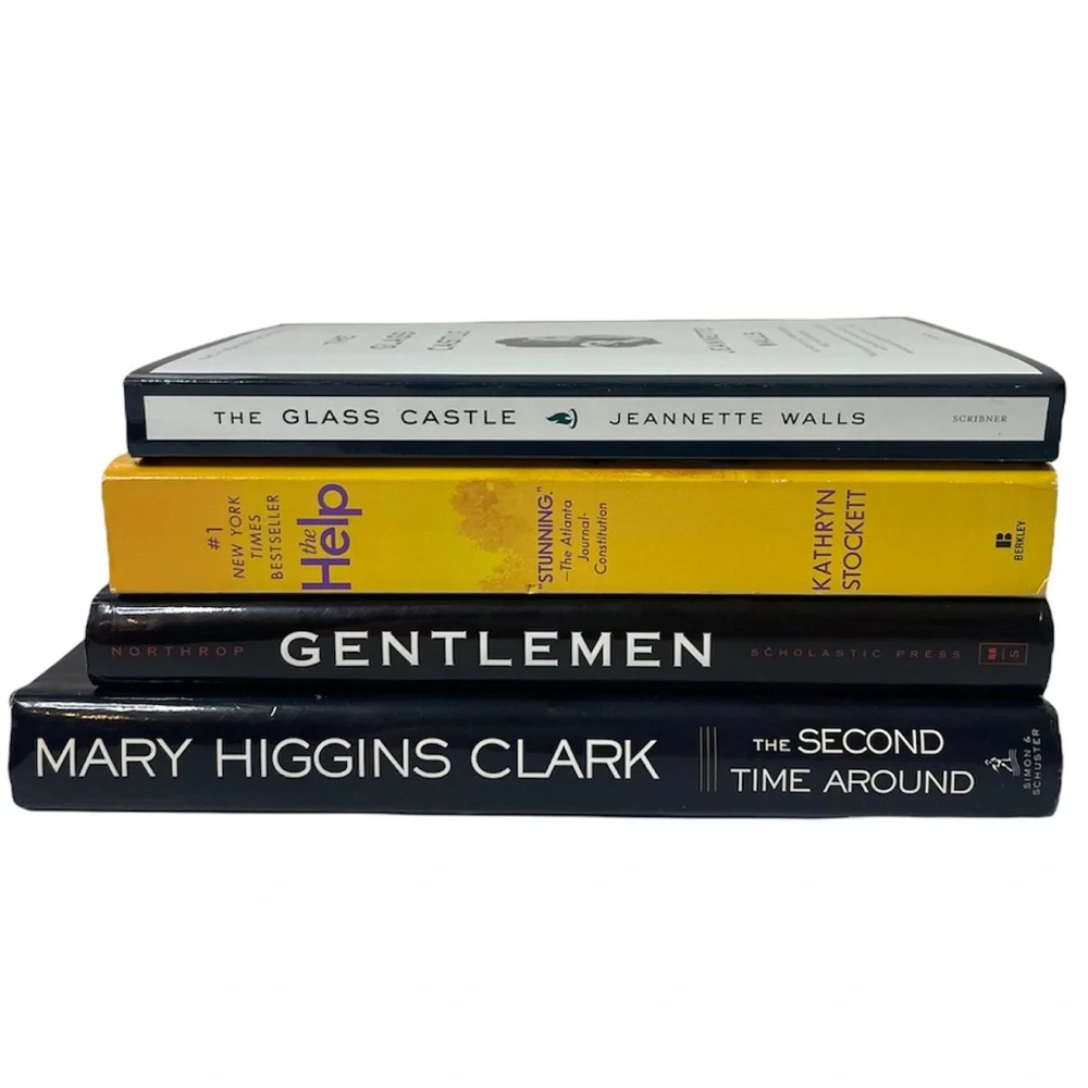 Bestseller Book Bundle The Help Glass Castle Mary Higgins Clark Gentlemen 4 Pc